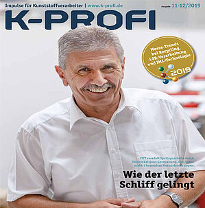 Geschäftsführer Udo Staps auf dem Titelbild der Zeitung K-Profi